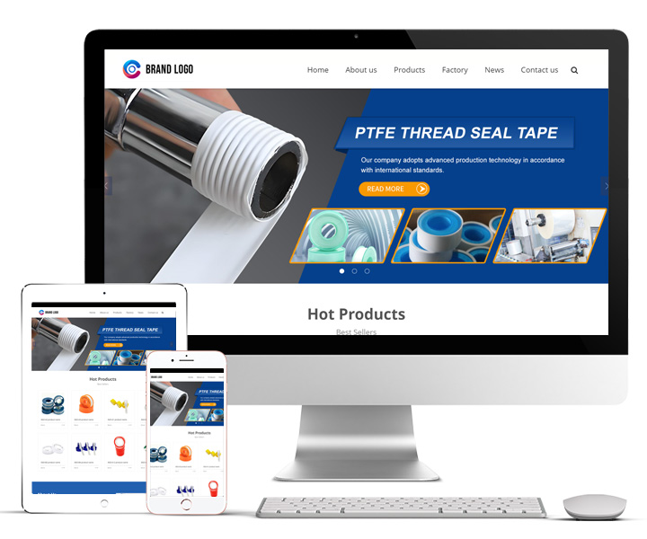 四氟带-密封材料 | 外贸独立站搭建,外贸B2B独立站建站